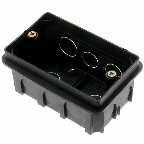 Коробка монтажная 1-ая для сплошных стен, с крепежом 100*60*50мм IP20 РЕ 000 031 Anam РЕ ВИА