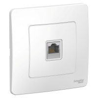 Розетка скрытой установки компьютерная RJ45 белый SCHNEIDER BLANCA ВИА