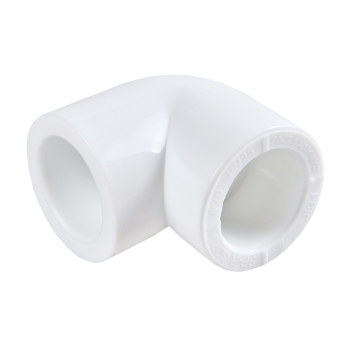 Угольник полипропиленовый белый Дн32*90° РВК