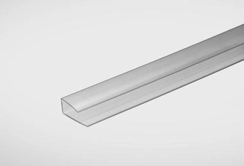 Профиль торцевой 6мм прозрачный 2,1м СафПласт