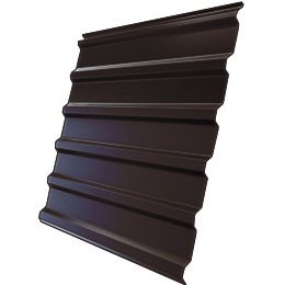 Профнастил С8/0,35-0,4мм (шир.1150/1190мм) 2м Шоколад RAL8017 (шт)