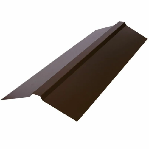 Планка конька фигурного 0,45мм (150*150*2000) Шоколад RAL8017 ВИА