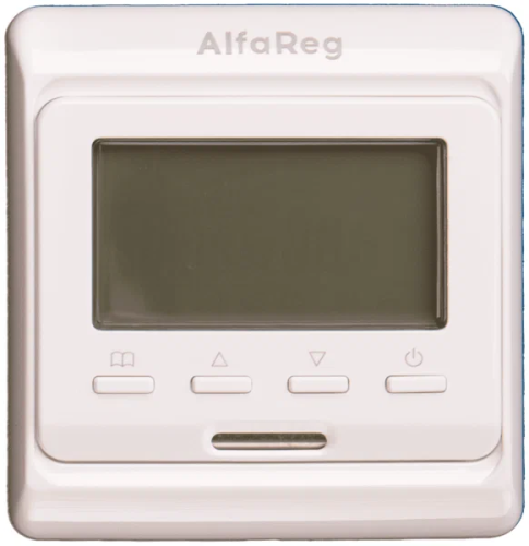 Терморегулятор AlfaReg E-51.716, программируемый со встроенным и выносным датчиком, (16А) ВИА
