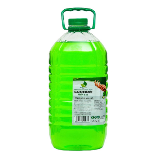 Мыло жидкое ECONOM Зеленое яблоко 5кг EcoLine ВИА