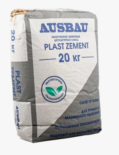 Штукатурка цементная PLAST ZEMENT AUSBAU 20кг