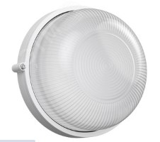 Светильник НПП-60w термостойкий круглый, белый без решетки IP54 IEK ВИА