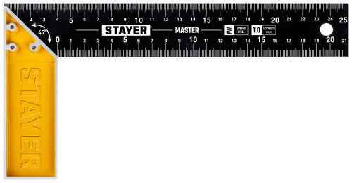 Угольник столярный 250 мм STAYER NEW 