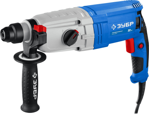 Перфоратор 1100Вт 32 мм SDS Plus ЗУБР Профессионал (ЗП-32-1100 К) ВИА