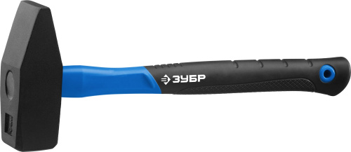 Молоток слесарный с фиберглассовой рукояткой 2000 г ЗУБР Fiberglass ВИА