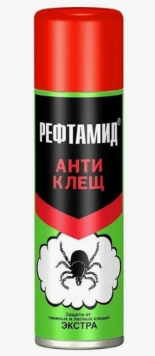 Аэрозоль Антиклещ Экстра репеллентный 145 мл Рефтамид ВИА