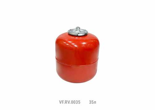 Бак расширительный верт. RV 35л. (КРАСНЫЙ) VALFEX ВИА 
