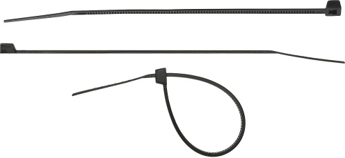 Хомуты-стяжки черные 3.6*150 мм СИБИН (уп.100шт)