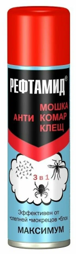 Аэрозоль Максимум репеллентный 100 мл Рефтамид ВИА