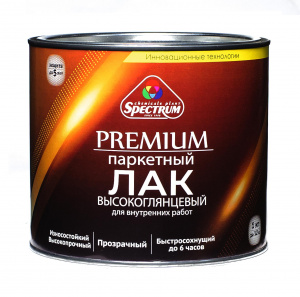 Лак паркетный АУ-270 глянцевый 1,8кг SPECTRUM ВИА