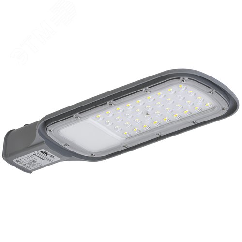 Светильник уличный светодиодный ДКУ 1012-50Ш 5000К IP65 серый ВИА