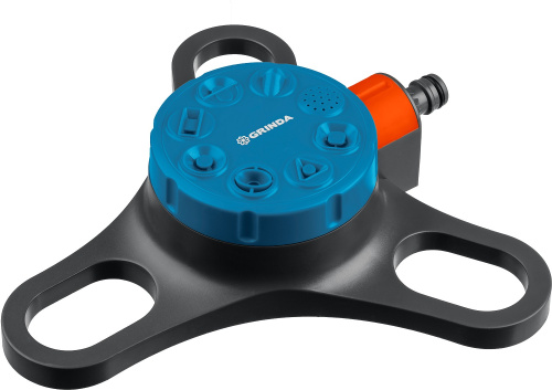 Распылитель стационарный пластиковый на подставке GRINDA PROLine RF-3 64 м2 полив ВИА