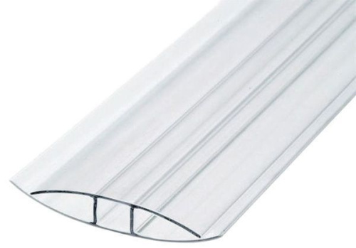 Профиль соединительный неразъемный 4-6мм прозрачный Саф-Пласт 6м