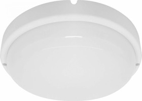 Светильник свето-й ДБП-12w с оптик.-акуст.датч.6500К 900Лм круг.бел.IP65 ЖКХ FERON AL3008 41147 ВИА