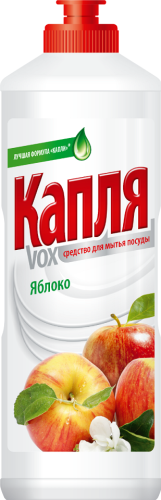 Средство для посуды 1000мл Яблоко Капля VOX ВИА
