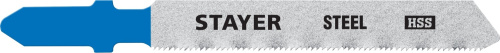 Полотна для эл/лобзика по металлу HSS (0,5-1,5мм) T-хвост., шаг 1,1 T118G STAYER ВИА