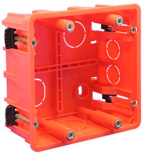 Коробка уст. 2-мест. 100*50*50мм СУ для полых стен, пласт. палки РЕ 030 043 Anam ВИА