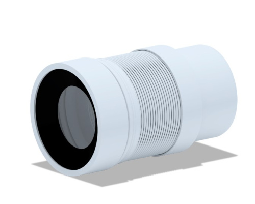 Удлинитель гибкий для унитаза выпуск 110 мм (190-370мм) K821 АниПласт