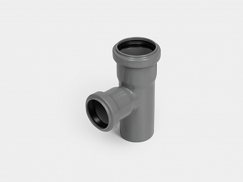 Тройник канализационный D50х50/90° СТАНДАРТ КОНТУР