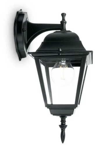 Светильник НБУ-60w вниз Е27 IP44 черный FERON ВИА