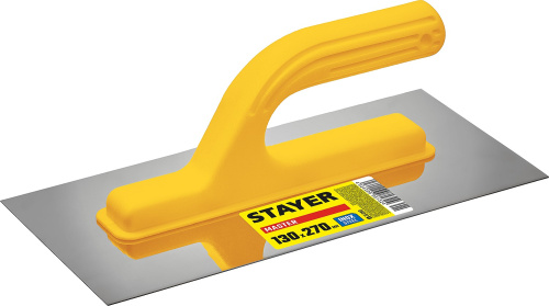 Гладилка нержавеющая с пластиковой ручкой 130х270 мм STAYER Master