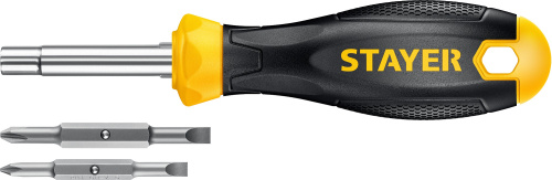 Отвертка комбинированная 6 в 1 STAYER HERCULES