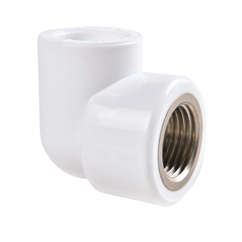 Угольник полипропиленовый комбинир. Дн20*1/2" ВР РВК