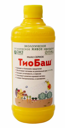 Мыло серное Тиобаш 500мл., ОЖЗ (сера+калийн.соли+прилипатель) ВИА