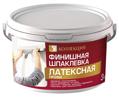 Шпаклевка латексная ИЖ 3кг ведро