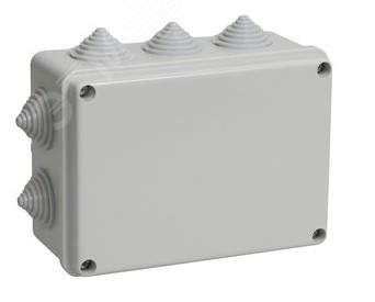 Коробка распределительная 190х140х70мм открытая установка IP44 КМ41243 IEK ВИА