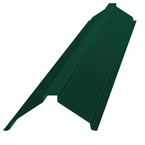 Планка конька фигурного 0,45мм (150*150*2000) Зеленый мох RAL6005 ВИА