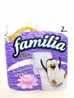 Бумага туалетная Familia 4шт Волшебный цветок 2-х слойная белая с аром. и рисунком ВИА 