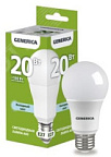 Лампа светодиодная A60 груша 20Вт 230В 4000К E27 GENERICA LL-A60-20-230-40-E27-G IEK ВИА