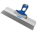 Шпатель ФАСАДНЫЙ нержавеющий, алюминиевая направляющая, 2к ручка 300мм СИБИН ВИА