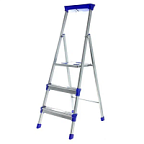 Стремянка широкие 3 ступени металл. СМ3 НИКА ВИА