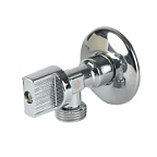 Кран угловой удлиненный для бытовой техники 1/2" * 1/2" НР/НР VALFEX ВИА