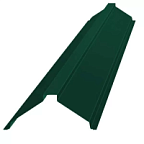 Планка конька фигурного 0,45мм (150*150*2000) Зеленый мох RAL6005 ВИА