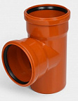 Тройник канализационный D110х110/90° ОРАНЖ КОНТУР NEW
