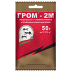 Средство защиты от насекомых-вредителей ГРОМ-2 50гр Зеленая Аптека ВИА Средство защиты от насекомых-вредителей ГРОМ-2 50гр Зеленая Аптека ВИА