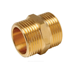 Ниппель латунь Ду20 3/4" НР/НР ВИА