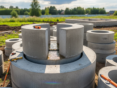 ЖБИ кольца для переливного колодца: как выбрать размер и не ошибиться с монтажом