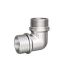 Уголок латунь никель DN15 1/2" НР LD