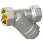 Фильтр латунный сетчатый 57.15.В-В 1/2" ВР * 1/2" ВР косой LD 57.101.15 ВИА