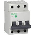 Выключатель автоматический трехполюсный EASY 9 50A C 4.5кА SCHNEIDER ВИА
