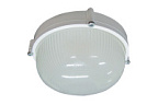 Светильник НПП-03-100-009 IP65 Банник 1101 Круг большой мат. корпус белый (108*250*250) ЭЛЕТЕХ ВИА