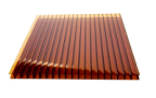 Поликарбонат сотовый 6мм терракот 2,1*6м 0,77р EuroTek